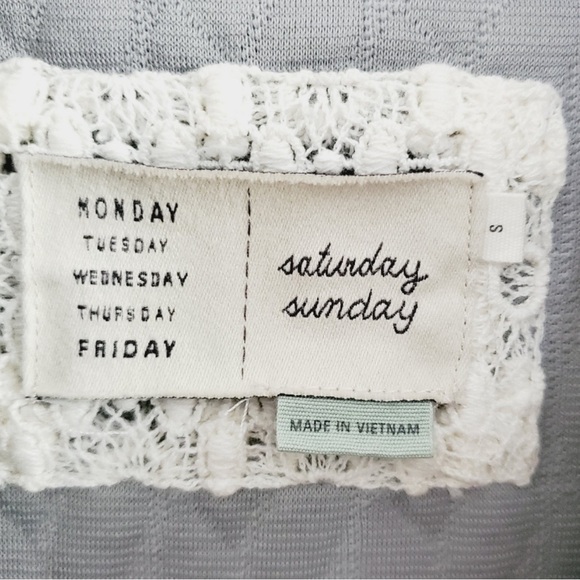 Anthropologie by Saturday Sunday - Quilted Knit Jacket Women's Size Small - Picture 6 of 7